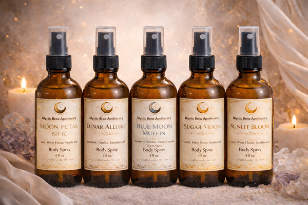 2 for $30      After purchase, reach out via email at mysticbrewapothecary@yahoo.com or TikTok DM @mysticbrewapothecary to choose the scents for your custom bundle. Each order is intentionally blended with care.